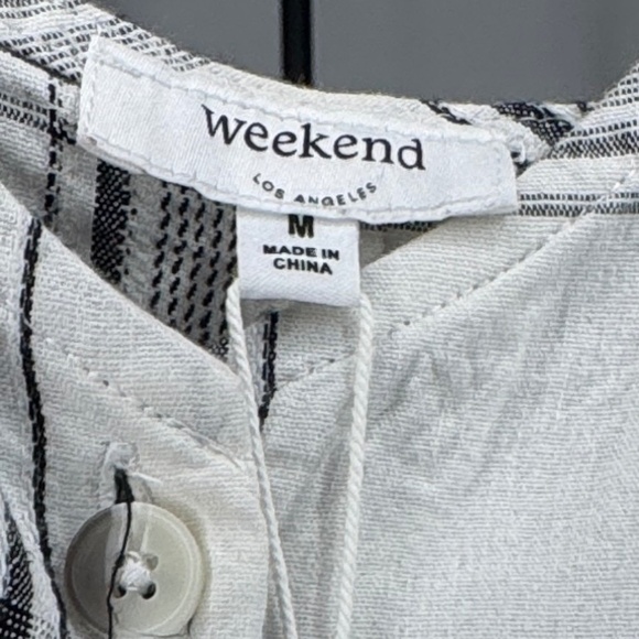 Weekend Los Angeles Plaid Midi Dress 🤍🖤 - Medium - Picture 4 of 6